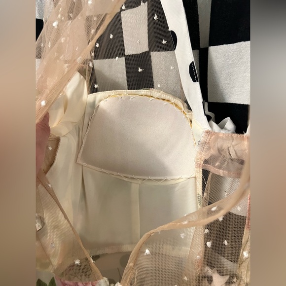 For Love And Lemons Butterscotch Tiered Mini Dress - Picture 10 of 16